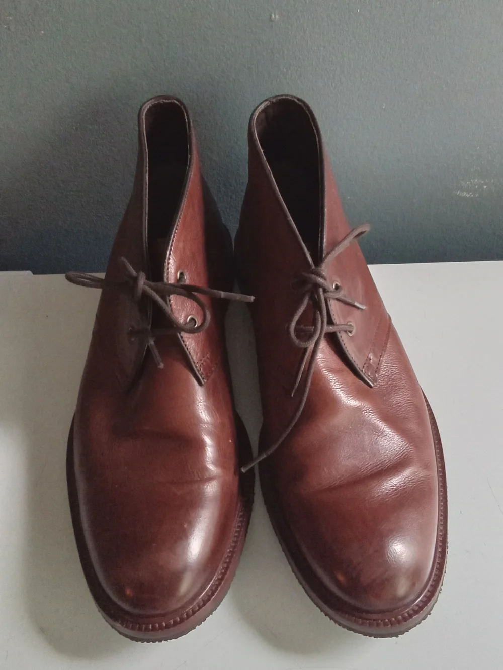 H.S. Trask Brown Leather Chukka Boots Mens 9M 30-1840
